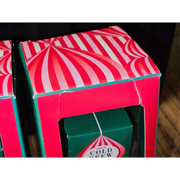 Starbucks Cold Cup Gift Set w/Cold Brew Pink/Red Acrylic Tumbler 16 FL OZ - Picture 4 of 8